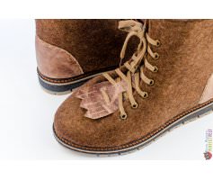 Ботинки ручной работы мужские Lumberjack с вставками из кожи
