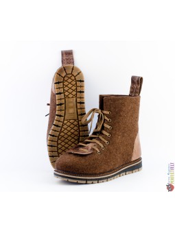 Ботинки ручной работы мужские Lumberjack с вставками из кожи