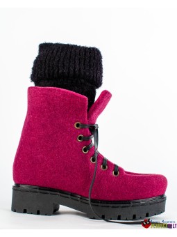 ботинки на заказ ручной работы фиолет