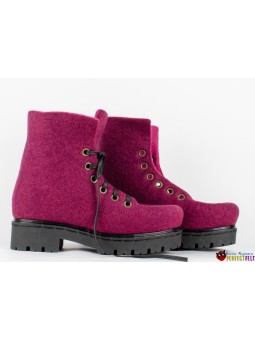 ботинки на заказ ручной работы фиолет