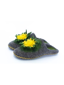 Войлочные тапочки "Анемона"