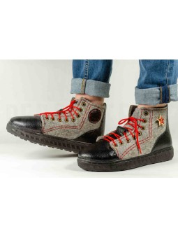 Мужские войлочные кроссовки Звезда