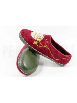 Женские тапочки из войлока Одуванчики