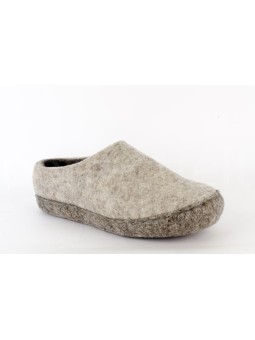 Домашние тапочки на войлочной подошве