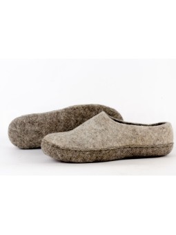 тапочки для дома подошва из войлока