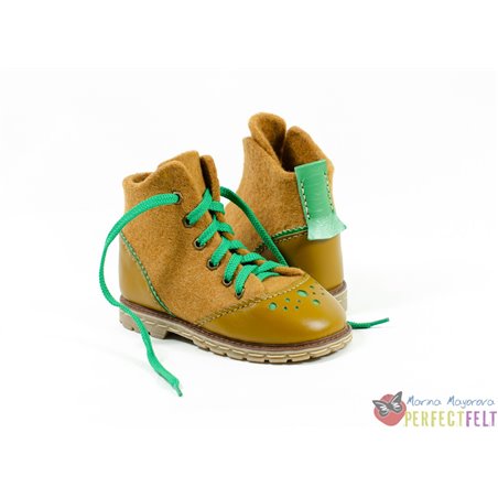 Детские зимние войлочные ботинки для девочек