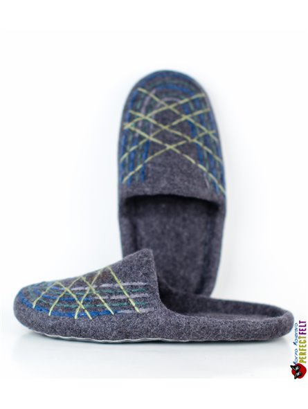 Мужские тапки валяные Вигвам