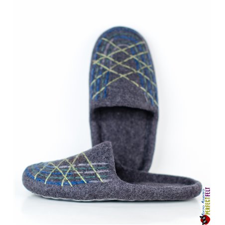 Мужские тапки валяные Вигвам