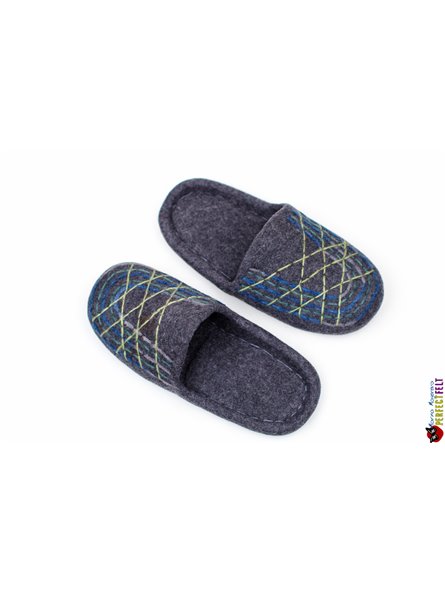 Мужские тапки валяные Вигвам