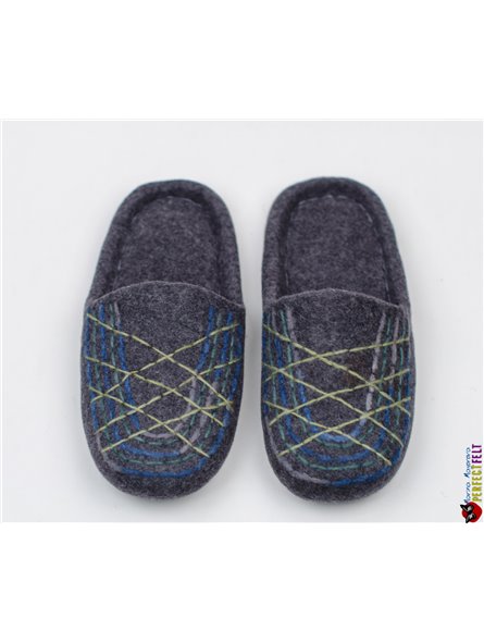 Мужские тапки валяные Вигвам